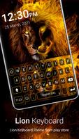 Lion keyboard Affiche