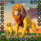 Lion King Animal Sim Lion Game ícone