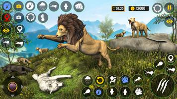 Lion King Animal Sim Lion Game imagem de tela 2