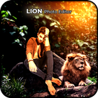 Lion Photo Frame-icoon