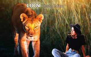 Lion Photo Frame syot layar 1