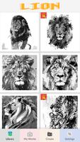 3 Schermata Lion Pixel Art