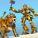 Lion Robot Car: Futuristic Robot Transformation APK