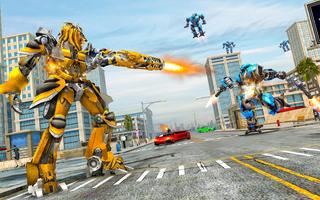 Lion Robot Car: Futuristic Robot Transformation скриншот 2