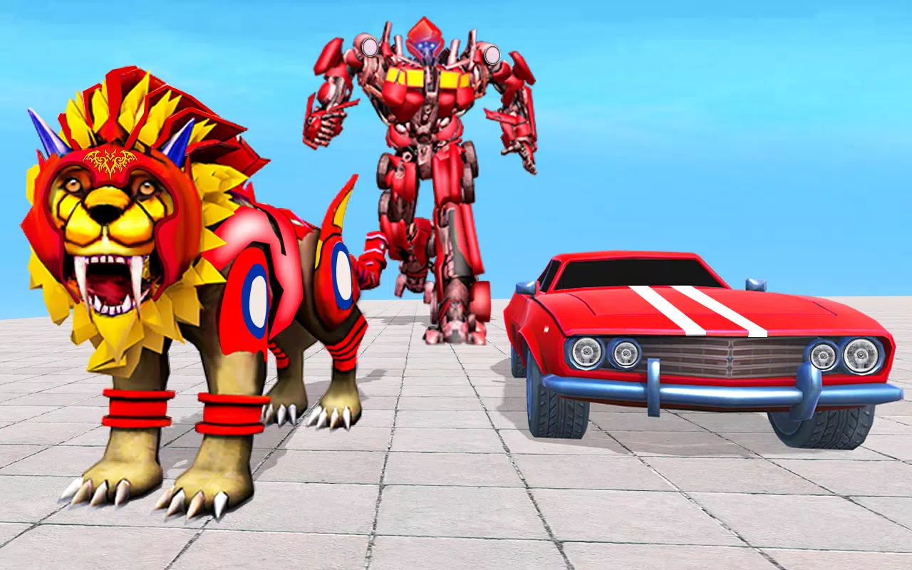 Lion Robot Transform Car War sim:Super Robot Games APK pour Android Télécharger Lion Robot Transform Car War sim:Super Robot Games APK pour Android Télécharger