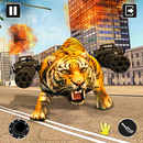 Lion Transform Robot Shooting APK