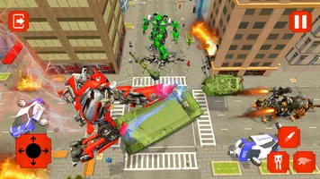 Lion Transform Robot Shooting screenshot 4