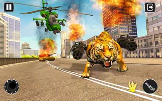 Lion Transform Robot Shooting poster