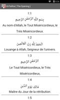 Al Quran - French capture d'écran 1
