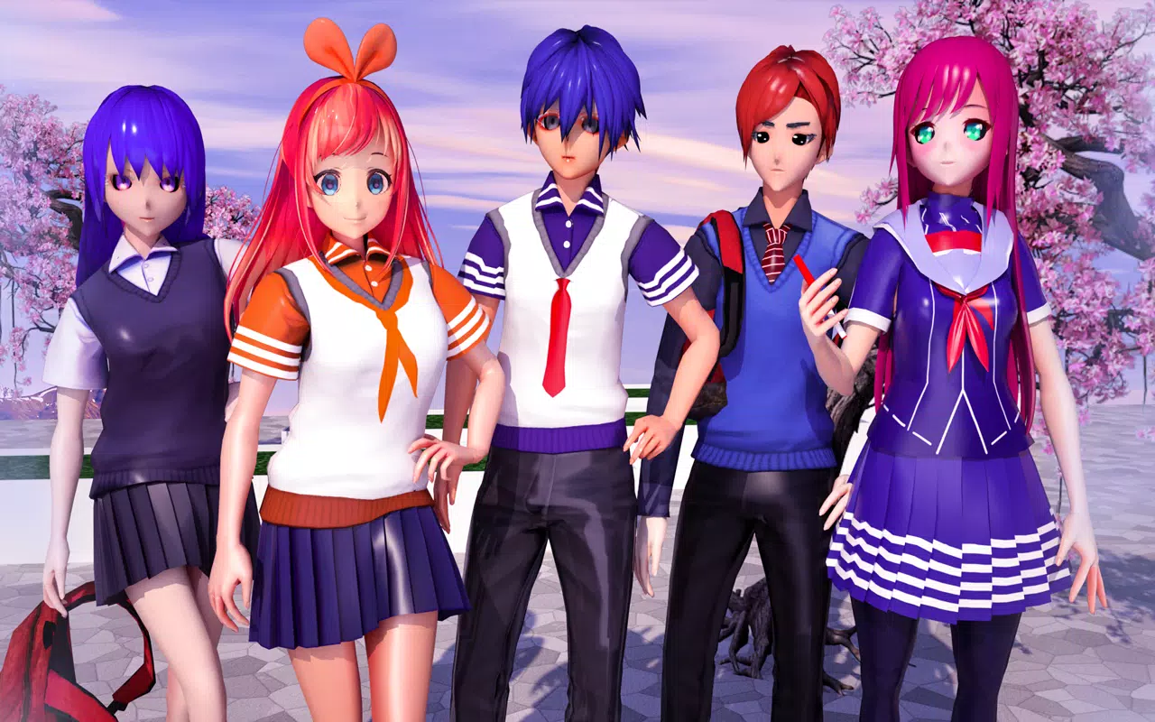Ảo Anime Yandere Girls High School Life 3D Cho Android - Tải Về Apk