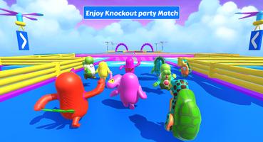 Knockout Party Match Fall Game Cartaz