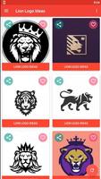 Lion Logo Ideas پوسٹر