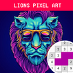 Lion Pixel Coloring Number