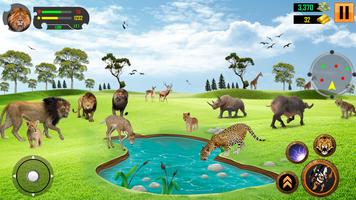 Lion Family Simulator Game 3d screenshot 3