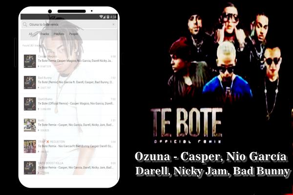 Ozuna-Te Bote Remix, Nicky Jam,Darell,Bad Bunny APK pour Android Télécharger