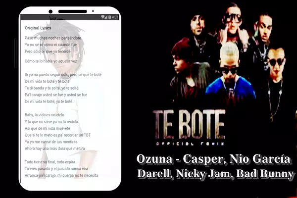 Ozuna-Te Bote Remix, Nicky Jam,Darell,Bad Bunny APK for Android Download