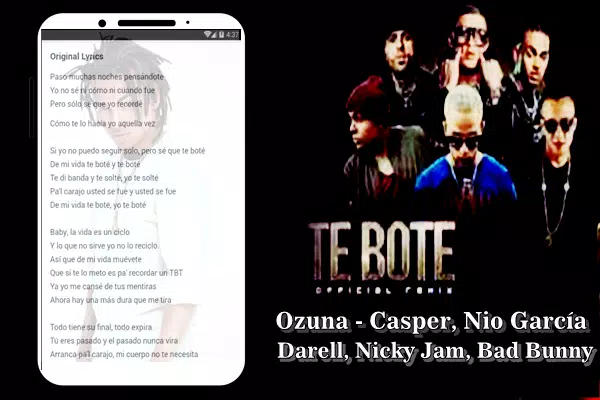 Descarga de APK de Ozuna-To Bote Remix, Nicky Jam,Darell,Bad Bunny para  Android