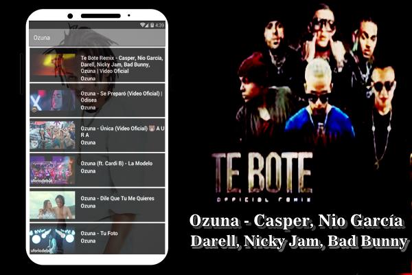 Ozuna Te Bote Remix Nicky Jam Darell Bad Bunny For Android Apk