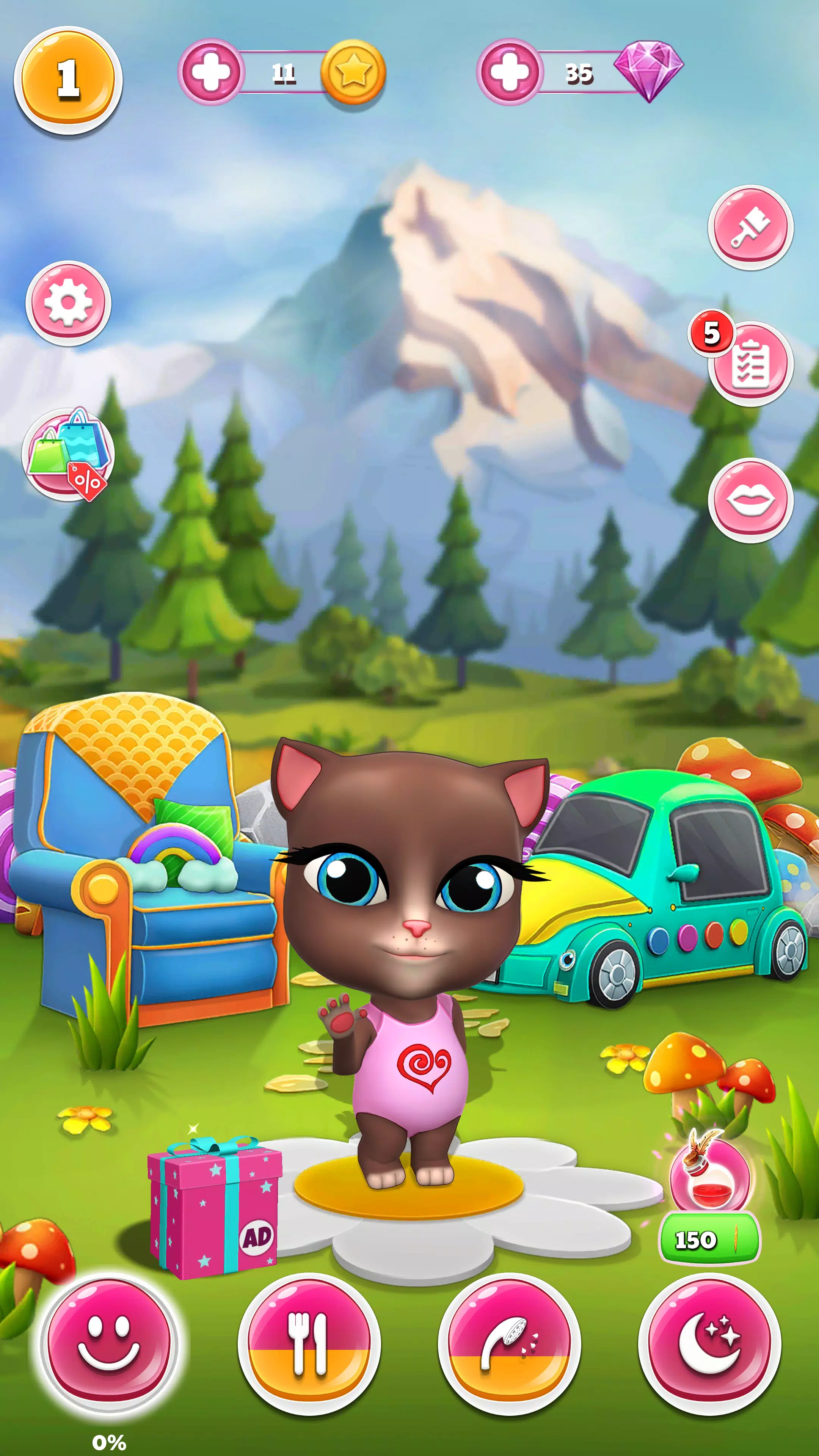 Download do APK de Meu Gato Falante Lily para Android