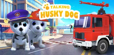 Talking Husky Dog