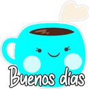 Animadas buenos días Stickers APK