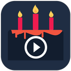 Birthday Video Maker - Free Bi आइकन