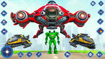 Jet Robot Car Transform Game screenshot 2
