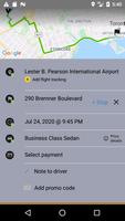 Black Car Limousine Service تصوير الشاشة 2