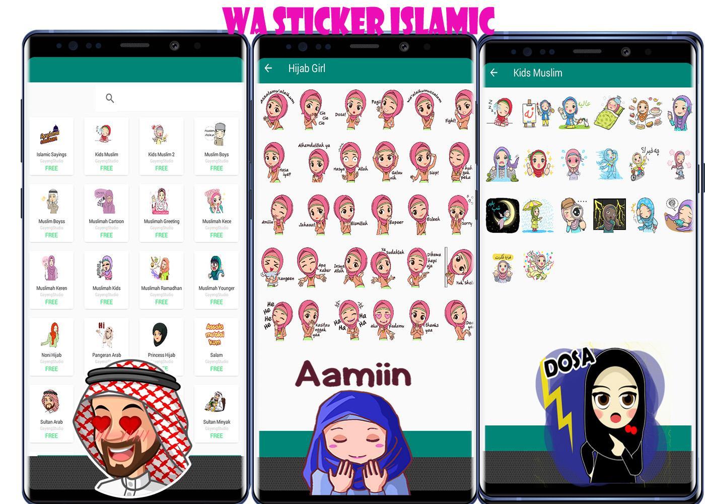 Wa Sticker Islamic Cute Wastickerapps For Whatsapp For Android