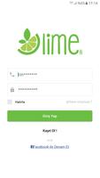 Lime الملصق