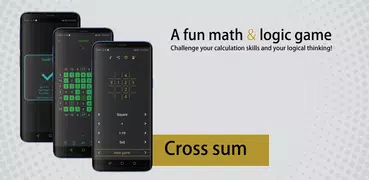 Cross sum - math game