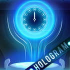 Hologram Clock Live Wallpaper icon