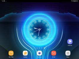 Hologram Clock Live Wallpaper screenshot 2