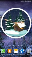 Christmas Analog Clock Widget poster