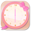 Cute and Girly Clock Widget APK