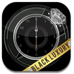 Black Luxury Diamond Clock