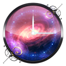 3D Galaxy Analog Clock APK