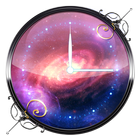 3D Galaxy Analog Clock icon