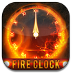 Fire Clock Analog Widget