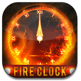 Fire Clock Analog Widget icon