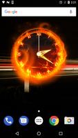 Fire Clock Analog Widget screenshot 1