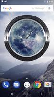 3D BEST Moon Clock Widget poster