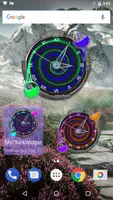 Magic Analog Clock Widget captura de pantalla 2