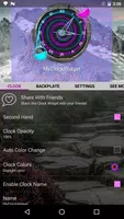 Magic Analog Clock Widget captura de pantalla 7