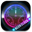 Neon Lights Clock Widget