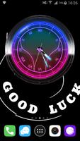 Neon Lights Clock Widget poster