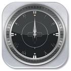 Silver Analog Clock icon