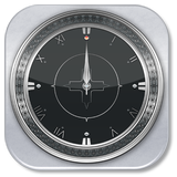 Silver Analog Clock icon