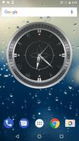 Silver Analog Clock poster