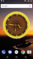 Sunflower Clock Widget poster